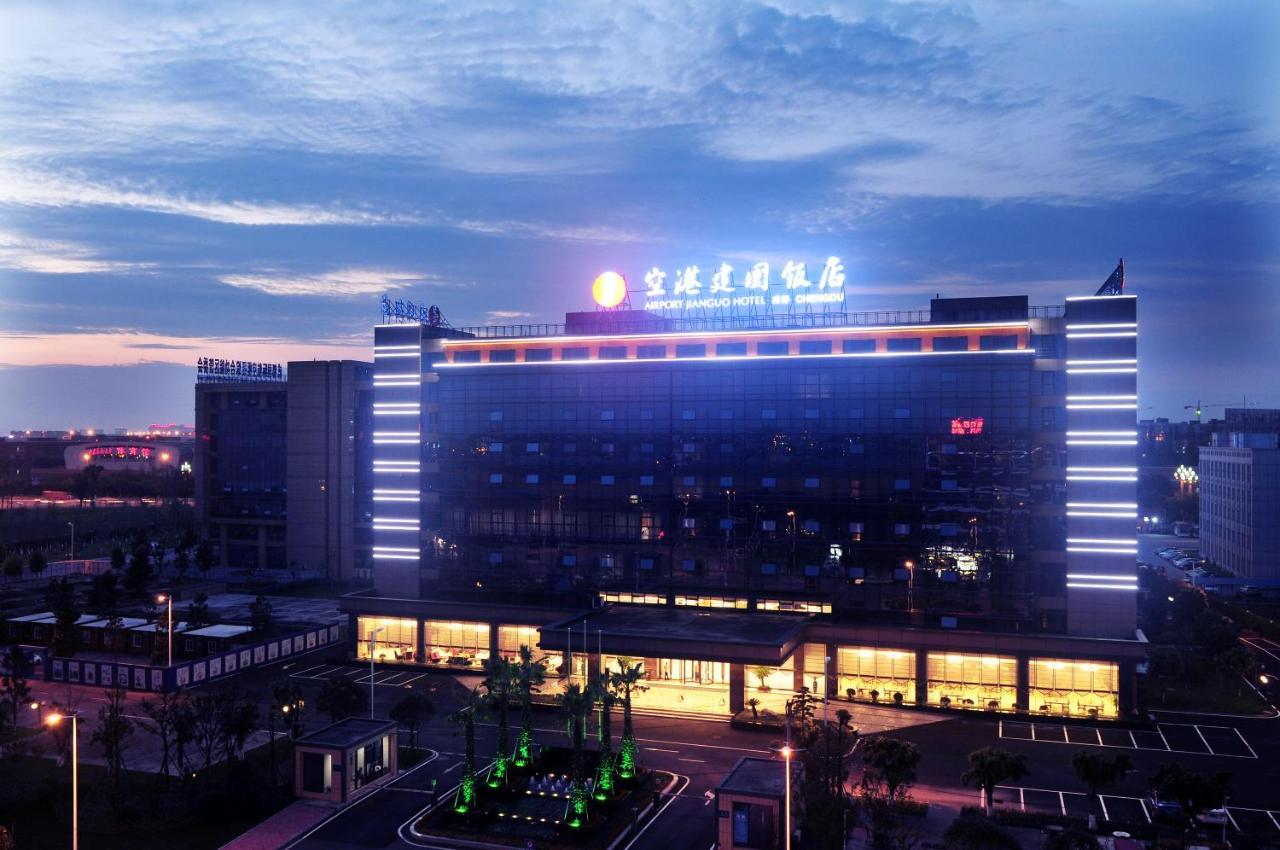 Airport Jianguo Hotel Chengdú Exterior foto